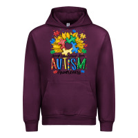 Mauve Wine accept understand love awareness Urban Hoodie - MaliasSmallBusiness