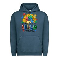 Pigment Midnight Navy accept understand love awareness Urban Hoodie - MaliasSmallBusiness