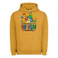 Pigment Peanut Butter accept understand love awareness Urban Hoodie - MaliasSmallBusiness