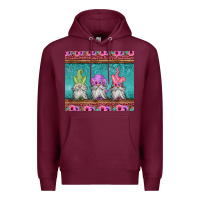Burgundy easter gnomes Premium Hoodie - Jasminsmagicworld