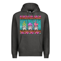 Charcoal Heather easter gnomes Premium Hoodie - Jasminsmagicworld