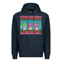 Navy easter gnomes Premium Hoodie - Jasminsmagicworld