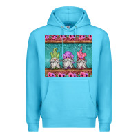 Ocean Blue easter gnomes Premium Hoodie - Jasminsmagicworld