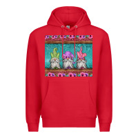 Red easter gnomes Premium Hoodie - Jasminsmagicworld