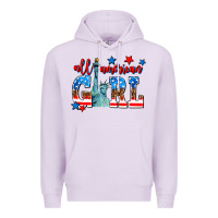 Lilac all american girl Premium Hoodie - AdoDesignShop