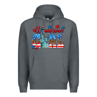 Rock all american girl Premium Hoodie - AdoDesignShop