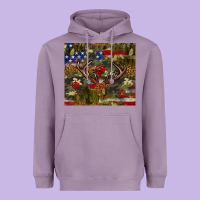 Hunting Leopard Usa Flag Tumbler 4th Of July Heavyweight Hoodie Designed By Neo Western