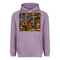 Lavender Hunting leopard USA flag tumbler 4th of july Heavyweight Hoodie - Neo Western