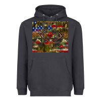 Smoke Hunting leopard USA flag tumbler 4th of july Heavyweight Hoodie - Neo Western