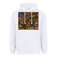 White Hunting leopard USA flag tumbler 4th of july Heavyweight Hoodie - Neo Western