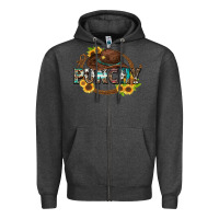 Charcoal Heather punchy Zipper Hoodie - Zillion Design Studio