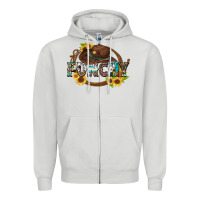 Dove Grey punchy Zipper Hoodie - Zillion Design Studio