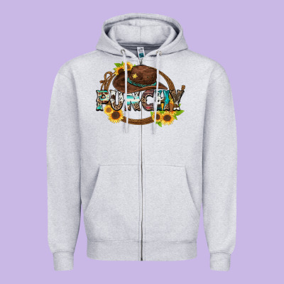 Punchy Zipper Hoodie Designed By Zillion Design Studio