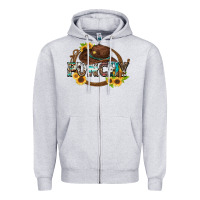 Heather Grey punchy Zipper Hoodie - Zillion Design Studio