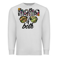 Dove Grey mama of both Premium Sweatshirt - CowhideDigitalArt