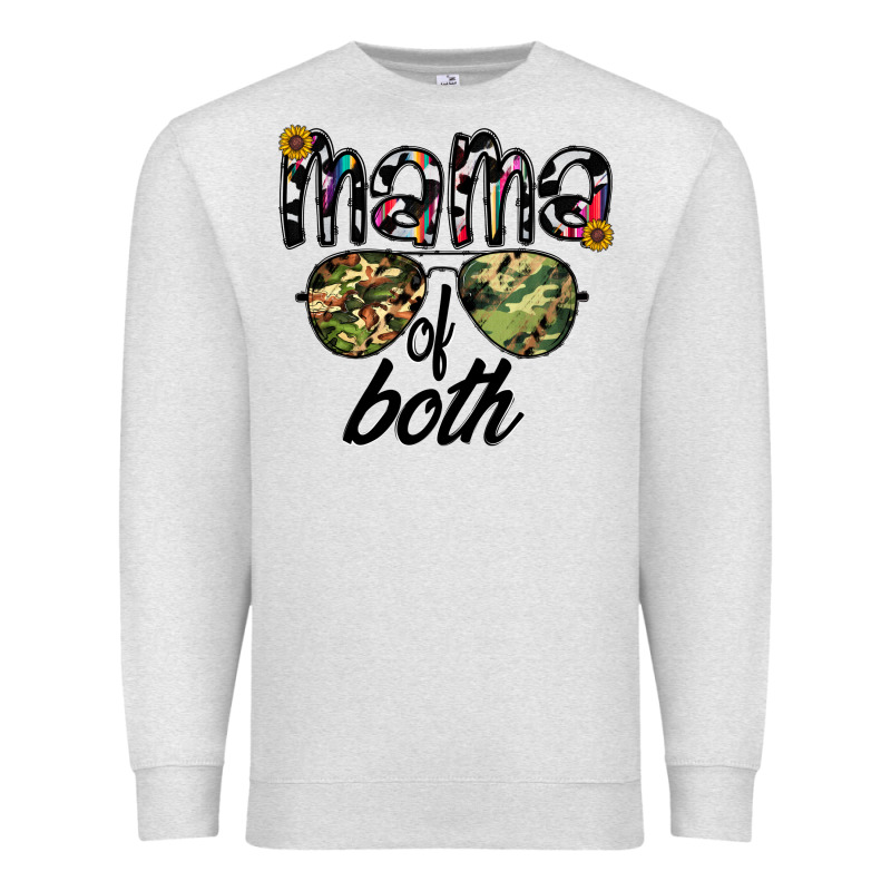 Mama Of Both Premium Sweatshirt by CowhideDigitalArt | Teevron