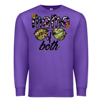 Purple mama of both Premium Sweatshirt - CowhideDigitalArt