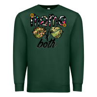 Sports Green mama of both Premium Sweatshirt - CowhideDigitalArt