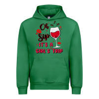 Emerald oh sip it's a girl's trip Urban Hoodie - MaliasSmallBusiness