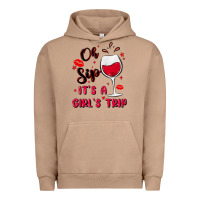 Pigment Burro oh sip it's a girl's trip Urban Hoodie - MaliasSmallBusiness
