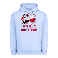Pigment Grape Ice oh sip it's a girl's trip Urban Hoodie - MaliasSmallBusiness