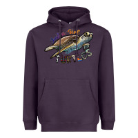 Plum just a girl who loves turtles Heavyweight Hoodie - SublimationCraftShop