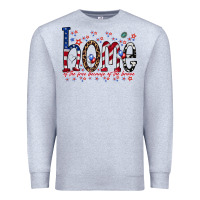 Heather Grey home of the free Premium Sweatshirt - RacoonDesign