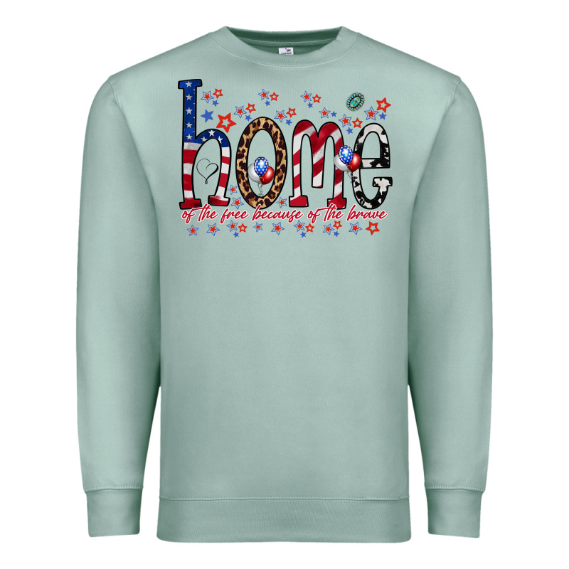 Home Of The Free Premium Sweatshirt by RacoonDesign | Teevron