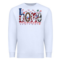 White home of the free Premium Sweatshirt - RacoonDesign