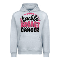 Heather Grey tackle breast cancer Urban Hoodie - MaliasSmallBusiness