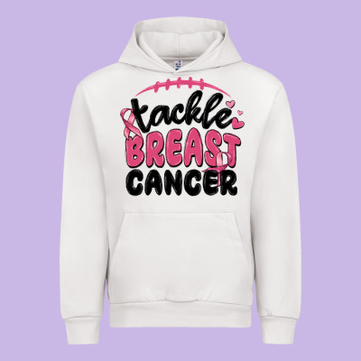 Tackle Breast Cancer Urban Hoodie Designed By Maliassmallbusiness