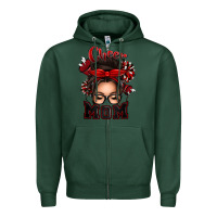 Sports Green cheer mom messy bun Zipper Hoodie - texasbilliewilder