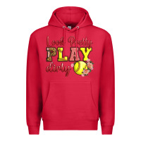Cardinal Look Pretty Play Dirty Premium Hoodie - LillyAllenDesigns