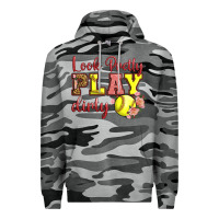 Slate Camo Look Pretty Play Dirty Premium Hoodie - LillyAllenDesigns