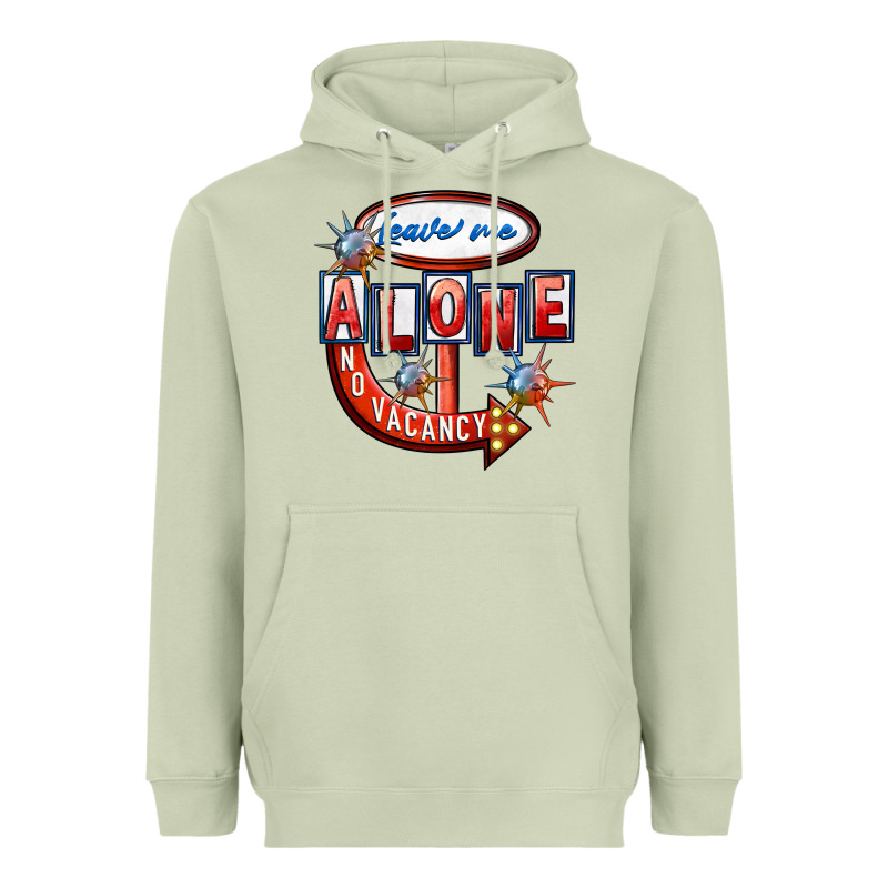 Leave Me Alone Anti Valentines Day Heavyweight Hoodie by FaDigitalArtStudio | Teevron