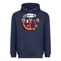 Navy leave me alone anti valentines day Heavyweight Hoodie - FaDigitalArtStudio