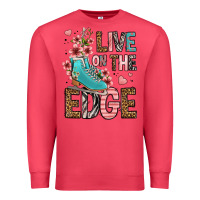 Cardinal live on the edge ice skating Premium Sweatshirt - FaDigitalArtStudio