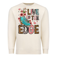 Sandshell live on the edge ice skating Premium Sweatshirt - FaDigitalArtStudio