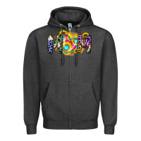 Charcoal Heather mom sunflower Zipper Hoodie - Zillion Design Studio