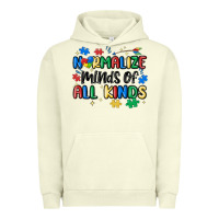 Pigment Pistachio normalize minds of all kinds Urban Hoodie - MaliasSmallBusiness