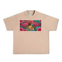 Burro french bulldog floral license plate Urban Heavy Tee - Artiststas