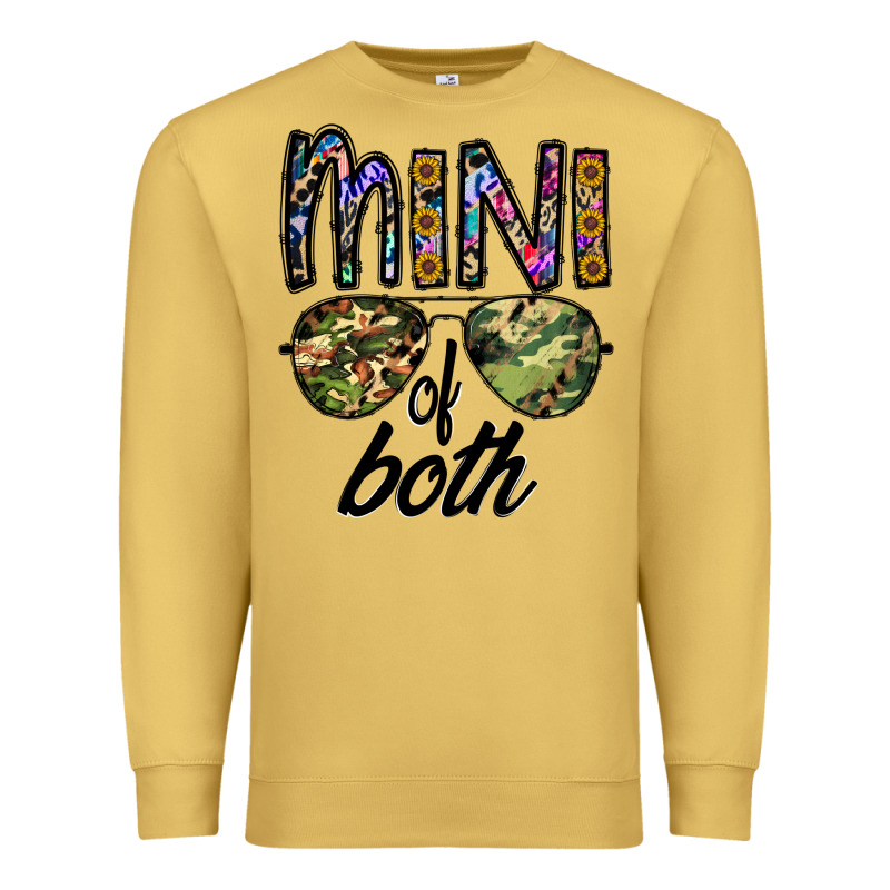 Mini Of Both Premium Sweatshirt by CowhideDigitalArt | Teevron