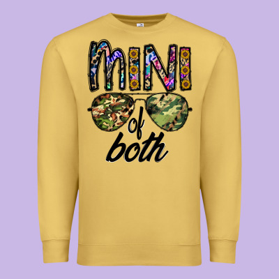 Mini Of Both Premium Sweatshirt Designed By Cowhidedigitalart