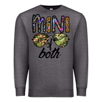 Charcoal Heather mini of both Premium Sweatshirt - CowhideDigitalArt