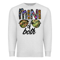 Oatmeal Heather mini of both Premium Sweatshirt - CowhideDigitalArt