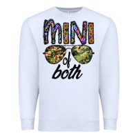 White mini of both Premium Sweatshirt - CowhideDigitalArt