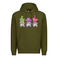Army Green easter gnomes spring Premium Hoodie - Jasminsmagicworld