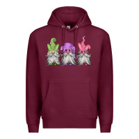 Burgundy easter gnomes spring Premium Hoodie - Jasminsmagicworld