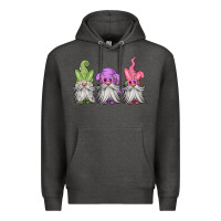 Charcoal Heather easter gnomes spring Premium Hoodie - Jasminsmagicworld