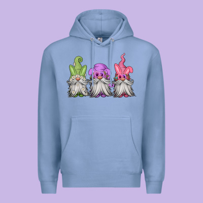 Easter Gnomes Spring Premium Hoodie Designed By Jasminsmagicworld